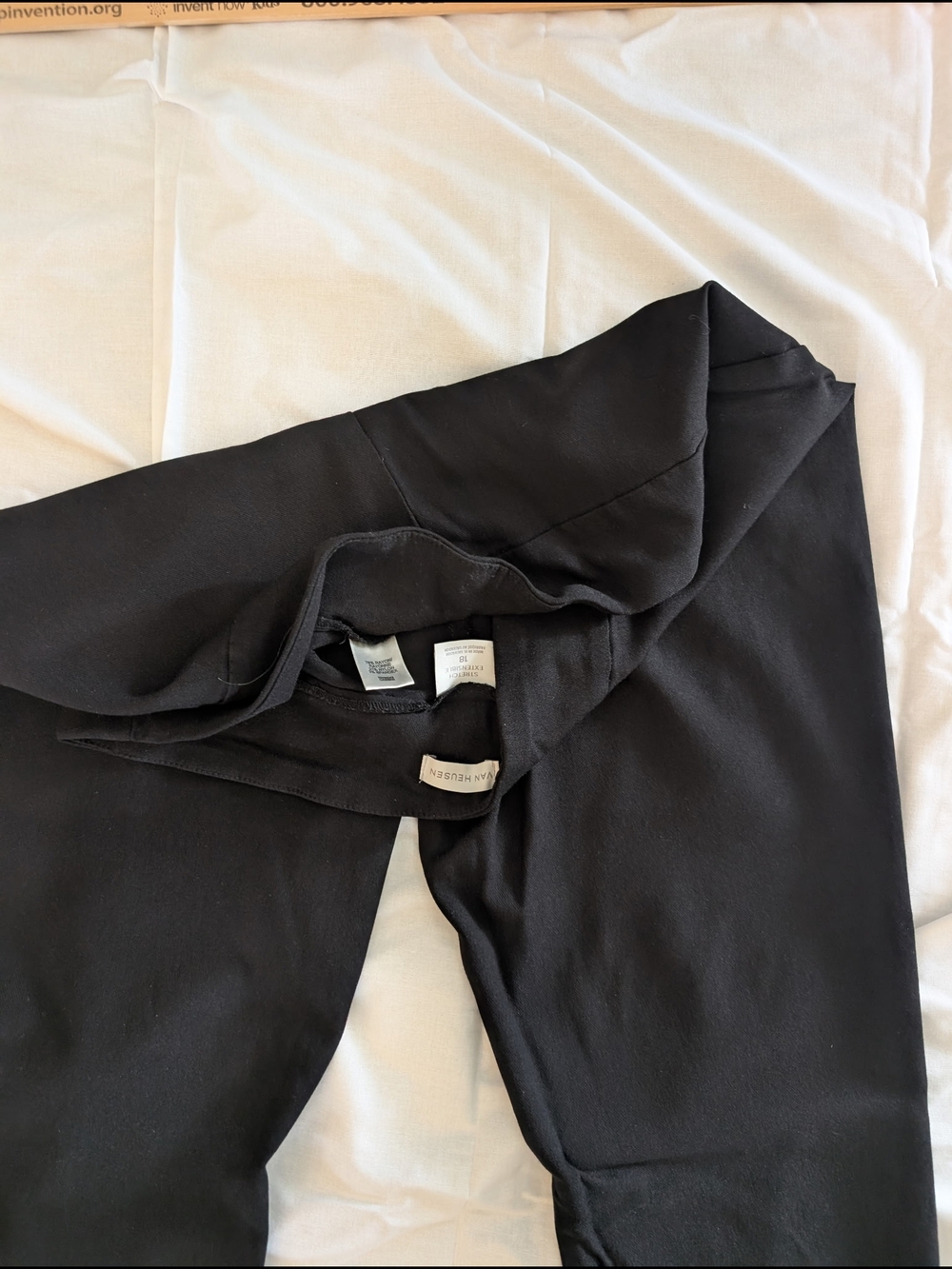 Van Heusen Women's Black Pull-On Skinny Pants - Size 18